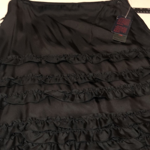 Ralph Lauren size 10 black silk  blend pencil skirt NWT - Picture 3 of 15